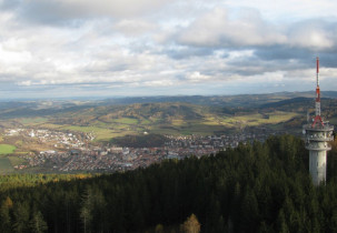 Obraz podglądu z kamery internetowej Lookout tower Svatobor